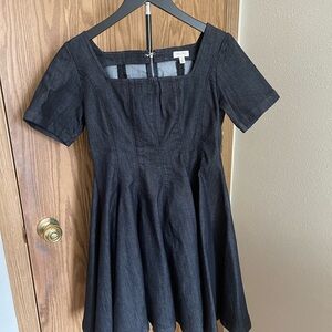 Anthropologie Pilcro Dark Denim Dress
